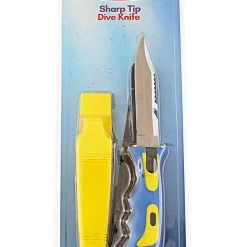 Anglers Mate Left-Handed Dive Knife With Sheath 4.9in